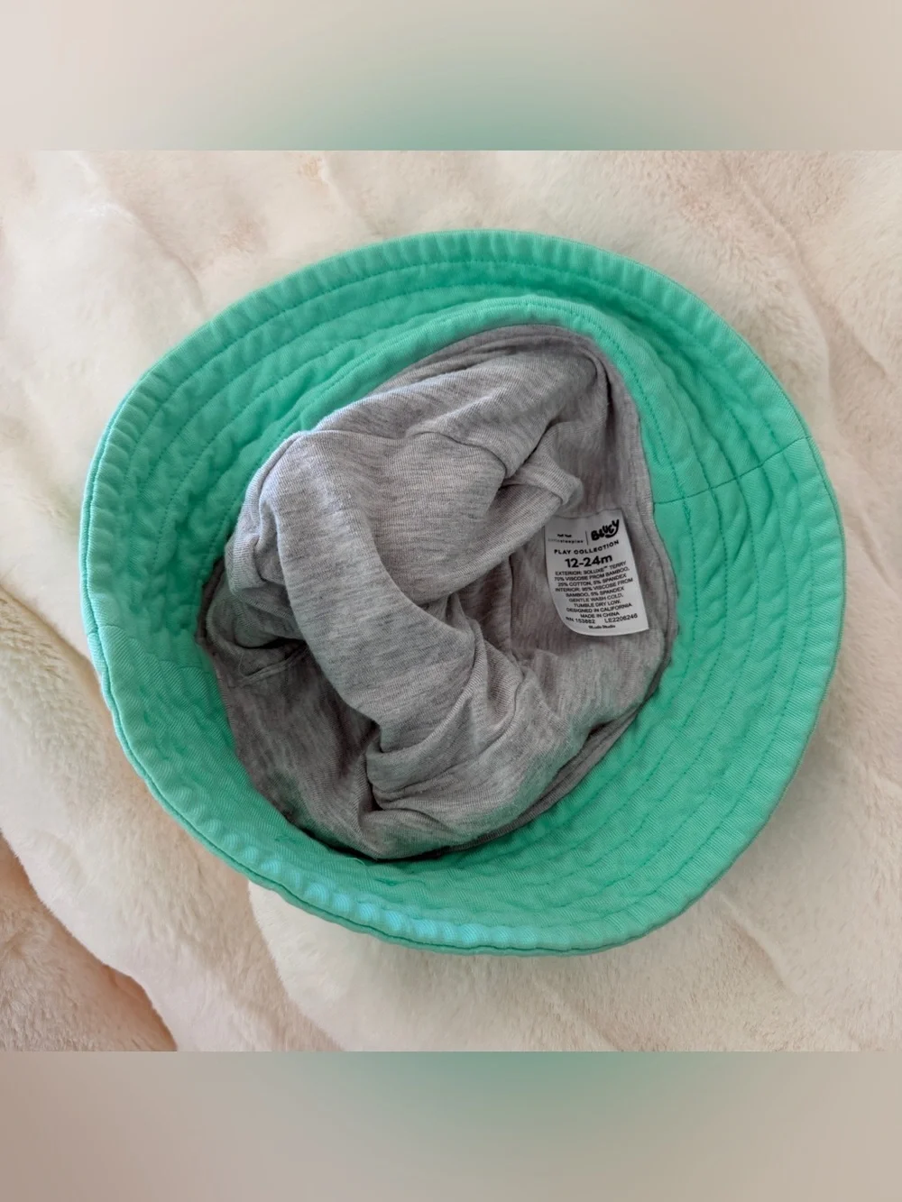 Little Sleepies Bluey Bucket Hat 12-24 months
